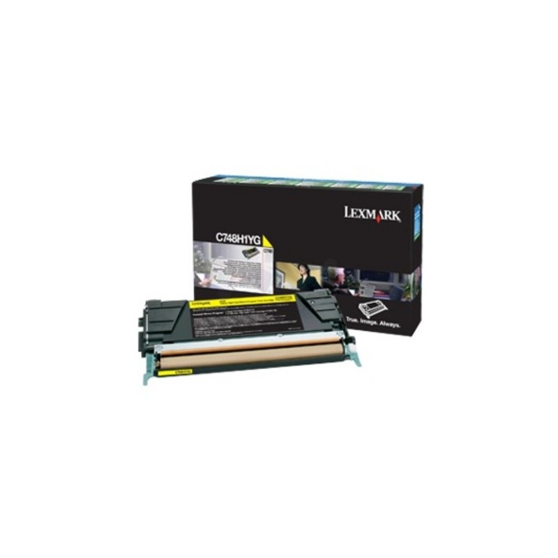 Lexmark C748H3YG cartuccia toner 1 pz Originale Giallo