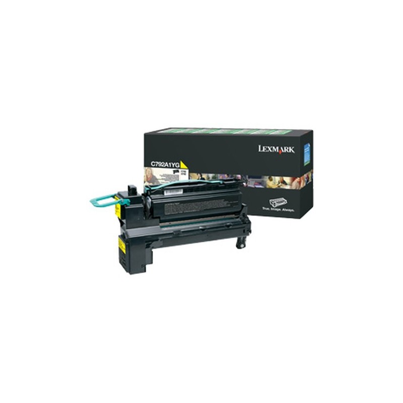 Lexmark C792A1YG cartuccia toner 1 pz Originale Giallo