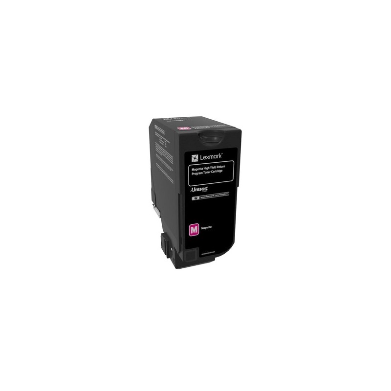 Lexmark 74C2HM0 cartuccia toner 1 pz Originale Magenta