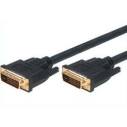 Cavo per monitor DVI, Dual Link, placcato oro, 24+1 poli DVI-D pezzo/