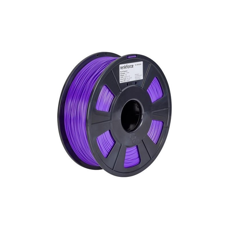 Renkforce RF-4511210 Filamento PLA 175 mm 1000 g Viola 1 pezzo (RF-45