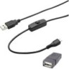 Cavo di prolunga USB 2.0 Renkforce 1x Spina USB 2.0 A - 1x Presa USB 