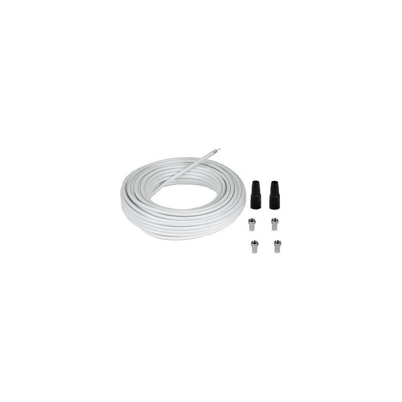 Hama - Set cavi antenna - cavo coassiale doppia schermatura - 75 dB (