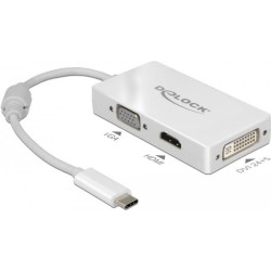 Anschlsse 1 x USB Type-C Stecker 1 x VGA 15 Pin Buchse 1 x HDMI-A 19 