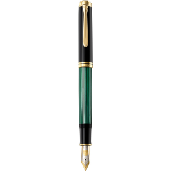 Pelikan 987594 penna stilografica Souvern 1000 nero-verde pennino