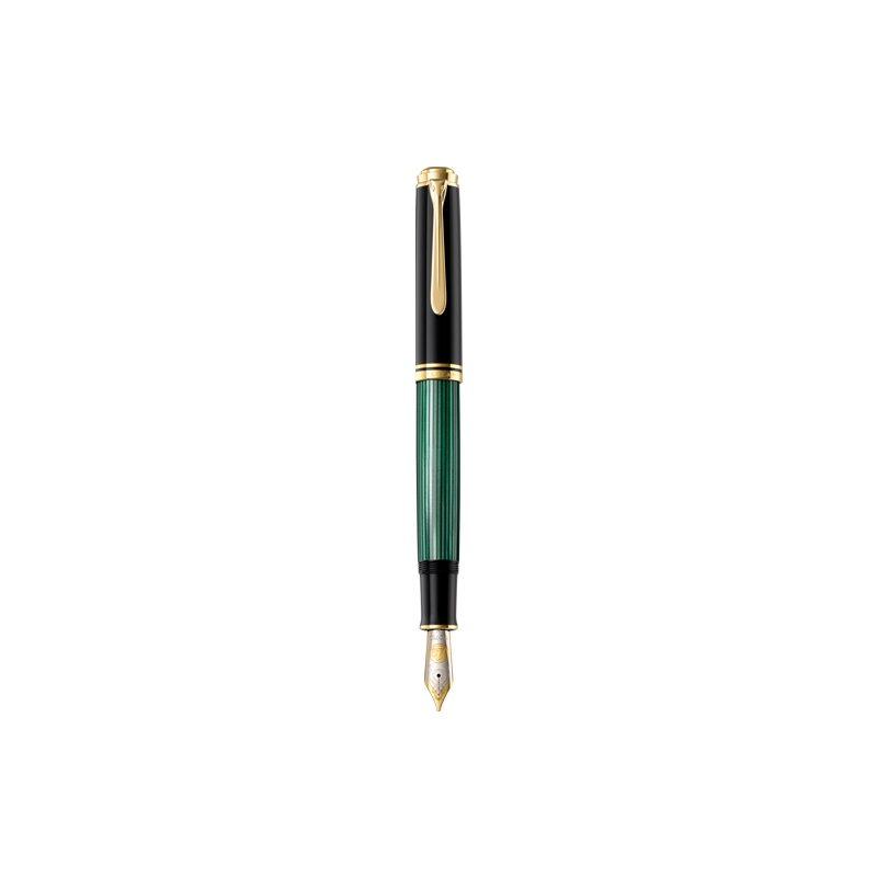 Pelikan 987594 penna stilografica Souvern 1000 nero-verde pennino