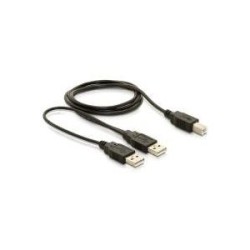 Mit diesem USB 2.0 Y-Kabel von Delock knnen Sie Gerte wie z.B. extern