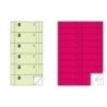 Quaderno AVERY Zweckform &quot;Libro di ricevute&quot; 105 x 198 mm rosa 2 x 50