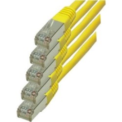 S-Conn RJ45-RJ45 - m-m - 1m - RJ-45 - RJ-45 - Maschio/Maschio - Oro -