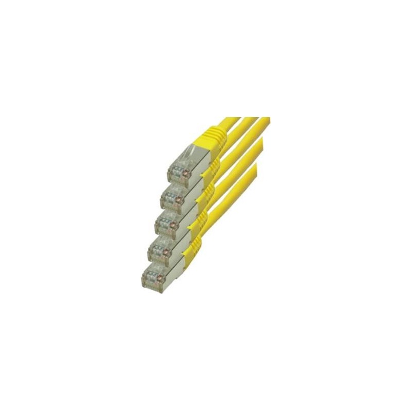 S-Conn RJ45-RJ45 - m-m - 1m - RJ-45 - RJ-45 - Maschio/Maschio - Oro -