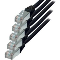 S-Conn cat.6 S/FTP 1 m - RJ-45 - RJ-45 - Maschio/Maschio - Oro - Cat6