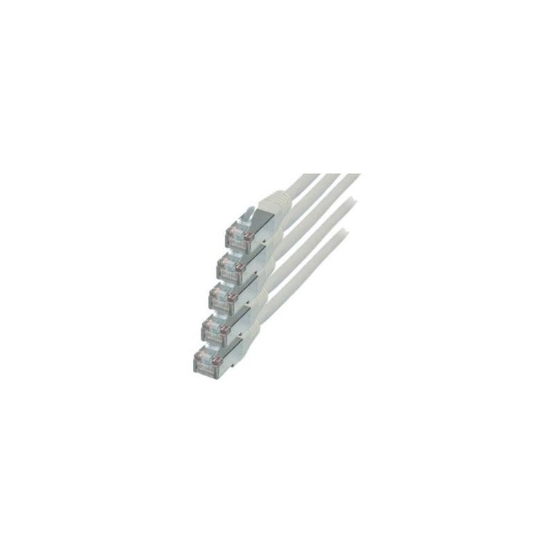 S-Conn RJ45-RJ45 - m-m - 05 m 05 m Cat6 S/FTP (S-STP) Metallico - Cav