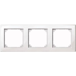 MERTEN cornice tripla 478344 M-SMART bianco lucido 478344 478344 (478