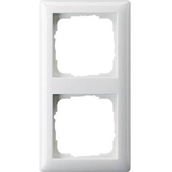 GIRA cornice 2 ante 021203 Standard 55 bianco puro lucido 021203 (021