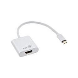 InLine - Adattatore video esterno - USB-C - HDMI - Argento (64101S)