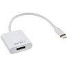 InLine - Adattatore video esterno - USB-C 3.1 - DisplayPort - Argento