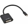 InLine - Adattatore video esterno - USB-C 3.1 - DVI - Nero (64103B)