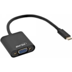 InLine - Adattatore video esterno - USB-C 3.1 - VGA - Nero (64104B)