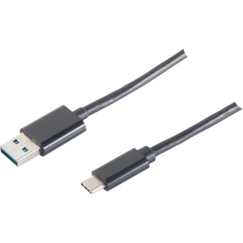 S-Conn 14-10006 Cavo USB 1 m USB 3.2 Gen 1 (3.1 Gen 1) USB A USB C Ne