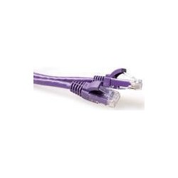 ACT IB2301 cavo di rete Viola 1 m Cat6a U/UTP (UTP)