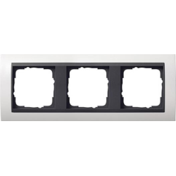 GIRA 0213808 placca a muro/copriinterruttore nero - bianco (0213808)