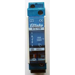 Eltako Electronics rel&egrave; di commutazione 1S 16A R12-100-24V DC (22100