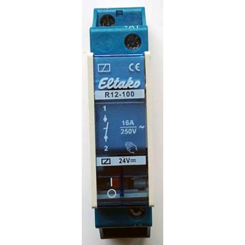 Eltako Electronics rel&egrave; di commutazione 1S 16A R12-100-24V DC (22100