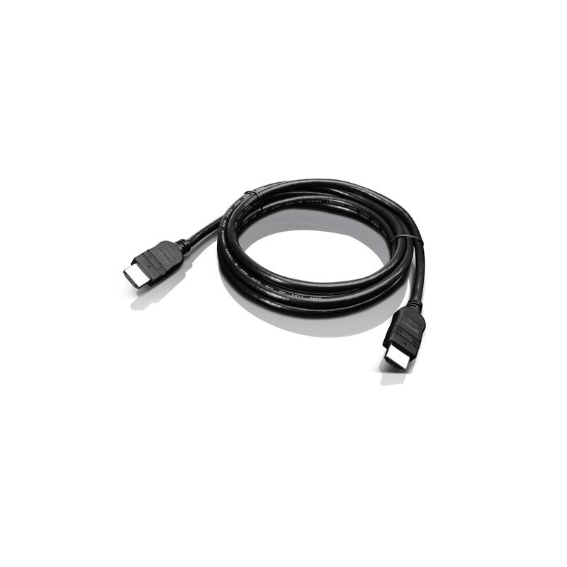 Lenovo 20m HDMI cavo HDMI 2 m HDMI tipo A Standard Nero