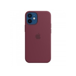 iPhone 12 mini Silicone Case with MagSafe - Plum