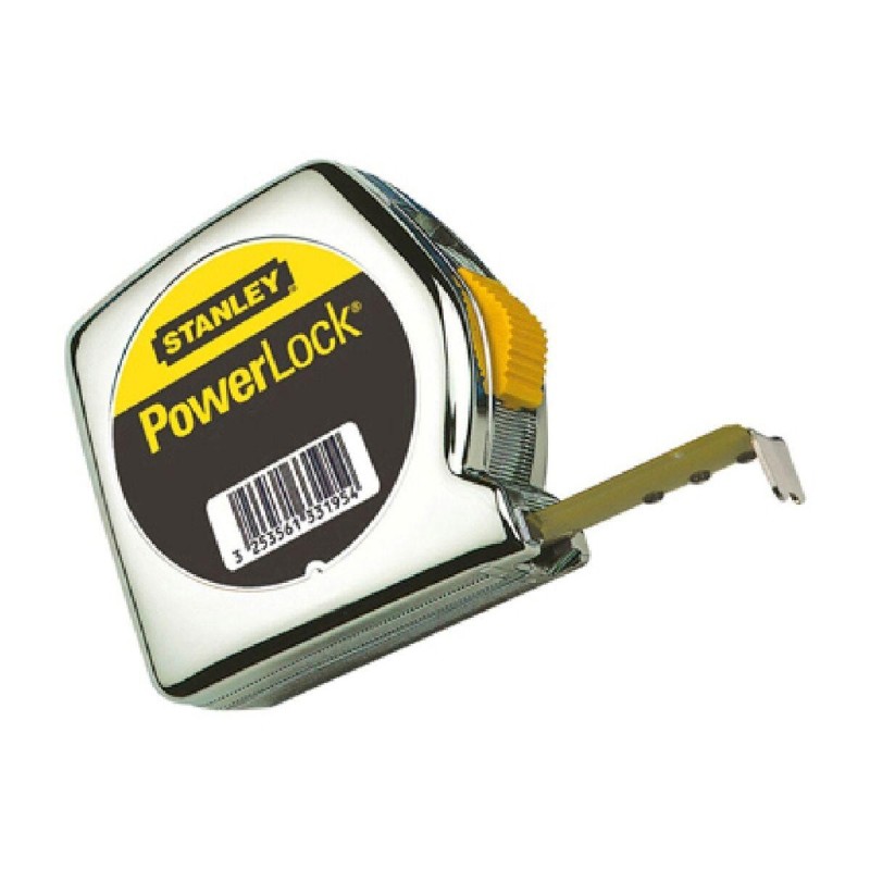 Flessometro STANLEY Powerlock 5 m x 19 mm - nastro in acciaio rivesti