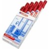 Marcatore permanente Edding 3000 Rosso (10 Unit )