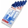 Marcatore permanente Edding 3000 Azzurro (10 Unit )