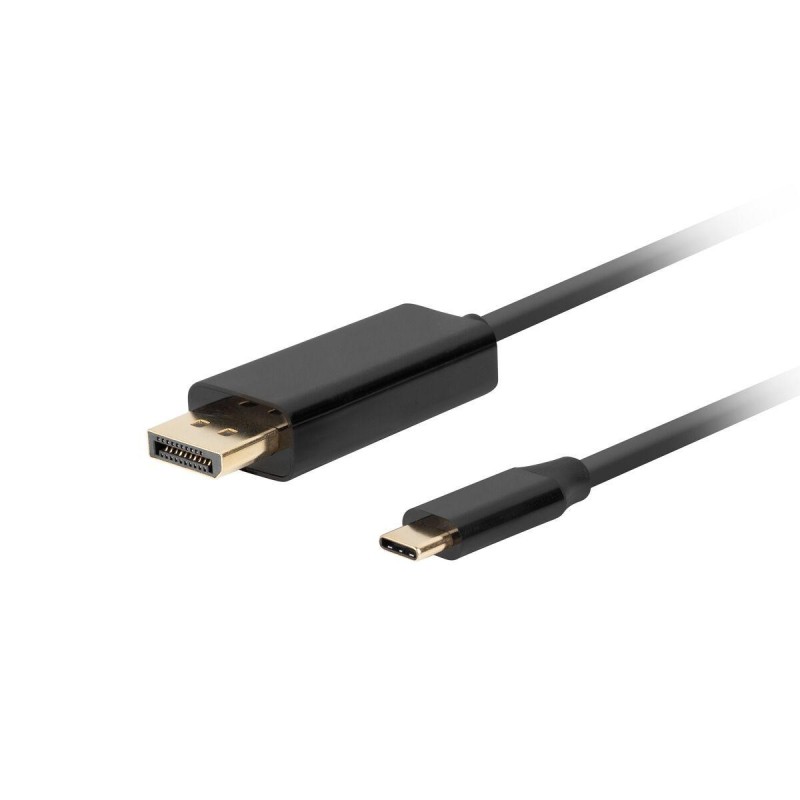 Adattatore USB C con DisplayPort Lanberg CA-CMDP-10CU-0005-BK Nero 50