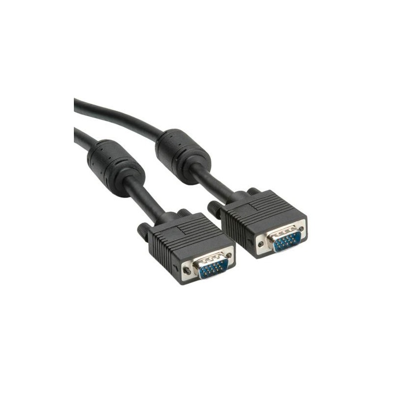 ROLINE HQ Cavo VGA Ferrite DDC HD15 M/M 3m