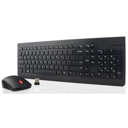 Lenovo 4X30M39496 tastiera Mouse incluso RF Wireless Inglese UK Nero