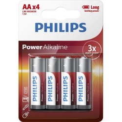 Batteria alcalina Philips Power LR6P4B/10