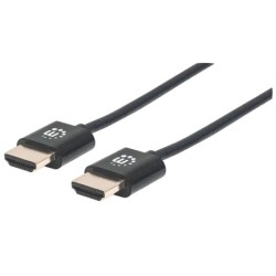 Manhattan 394406 cavo HDMI 05 m HDMI tipo A (Standard) Nero