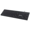 Manhattan 179324 tastiera Ufficio USB QWERTY Inglese Nero