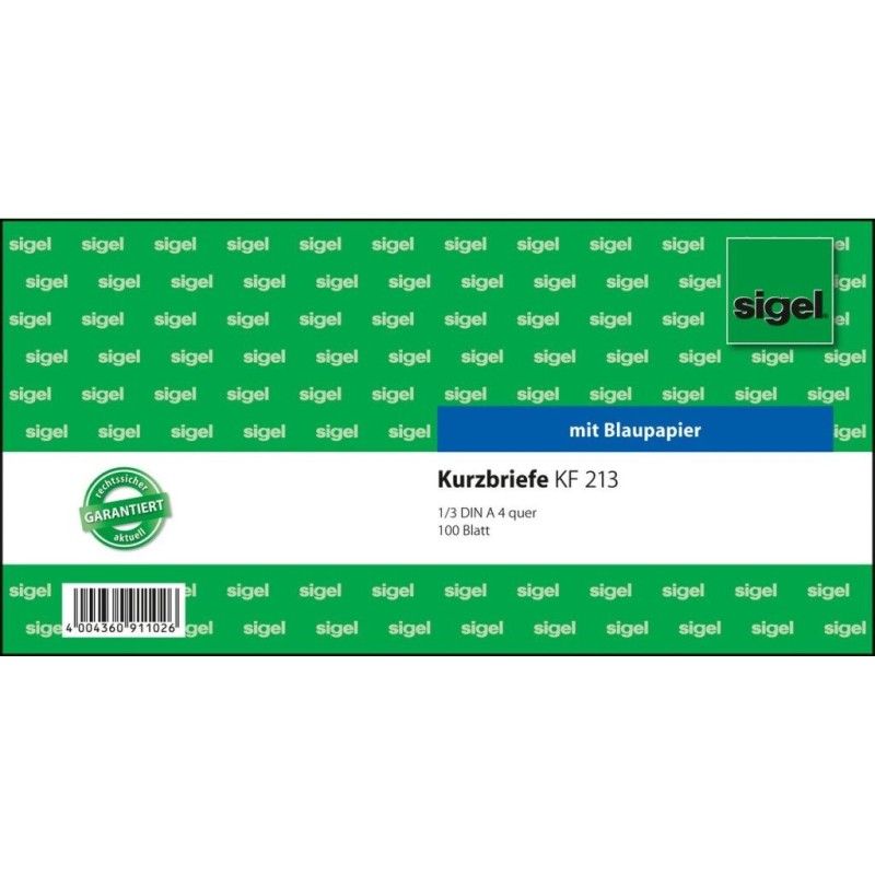 Documento contabile Sigel KF213 (KF213)