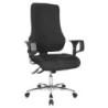 Sedia da ufficio Topstar Top Point Deluxe tessuto nero struttura crom