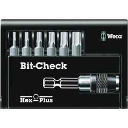 Wera Bit-Check 7 Hex-Plus 1 - set di cacciaviti - 7 pezzi - esagonale