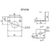 Supporto DataLogic ST-1218 (L x L x A) 40 x 40 x 40 mm (95ACC3340)