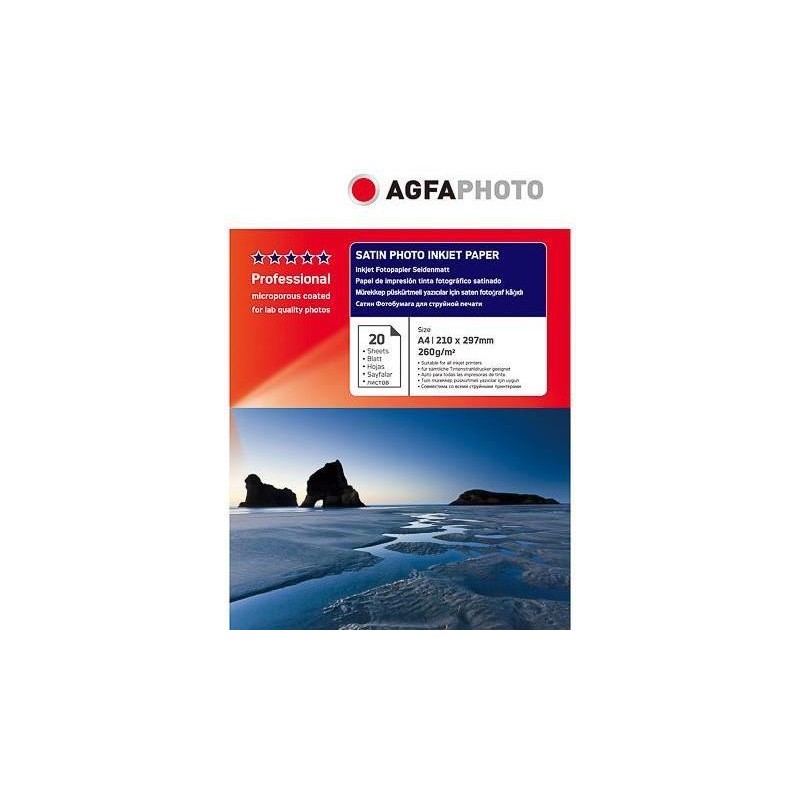 AP26020A4S CARTA FOTOGRAFICA AP INKJET A4 20 fogli 260 gr confezione 