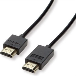 ROLINE 11.04.5912 Cavo HDMI 2 m HDMI Tipo A (standard) Nero (11.04.59