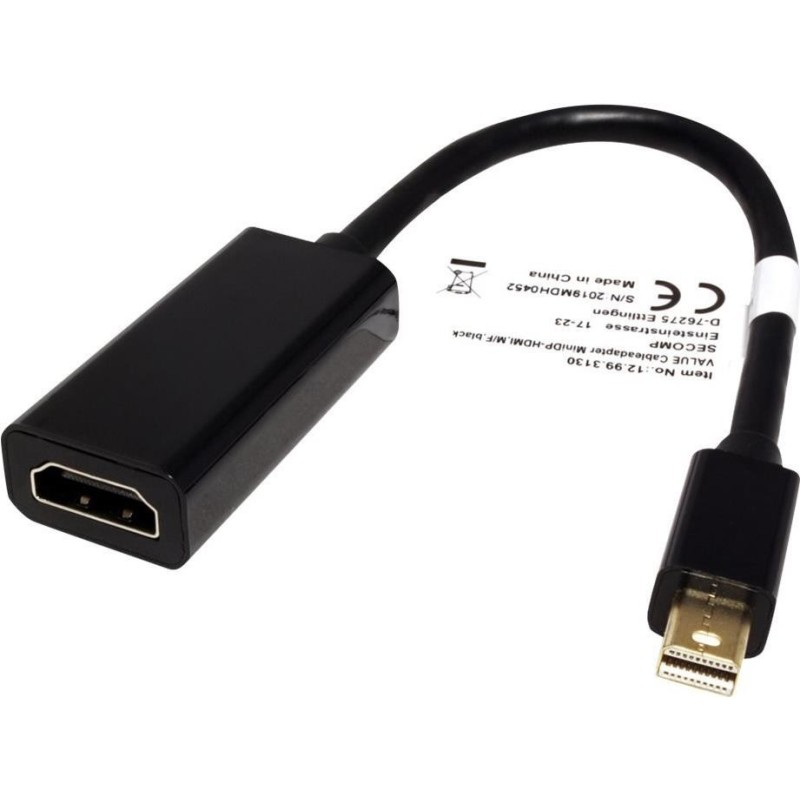 Valore 12.99.3130 cavo adattatore video 015 m Mini DisplayPort HDMI t