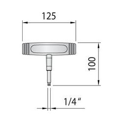 Chiave dinamometrica GEDORE DREMOMETER T-FS 1/4&quot; fissa 6 Nm (1947966)