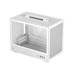 DeepCool CH160 Ultra-Portable Gaming Case White Micro Tower with Temp