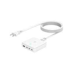 GAN TISCHLADEGERT WEI - 100W 3X USB-C 1X USB-A 15 M