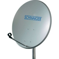 Sistema SAT SCHWAIGER 60 cm 4 partecipanti Quad LNB (con interruttore