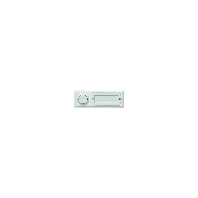 Pulsante campanello Grothe 1 canale 51013 bianco 12 V/15 A (51013)